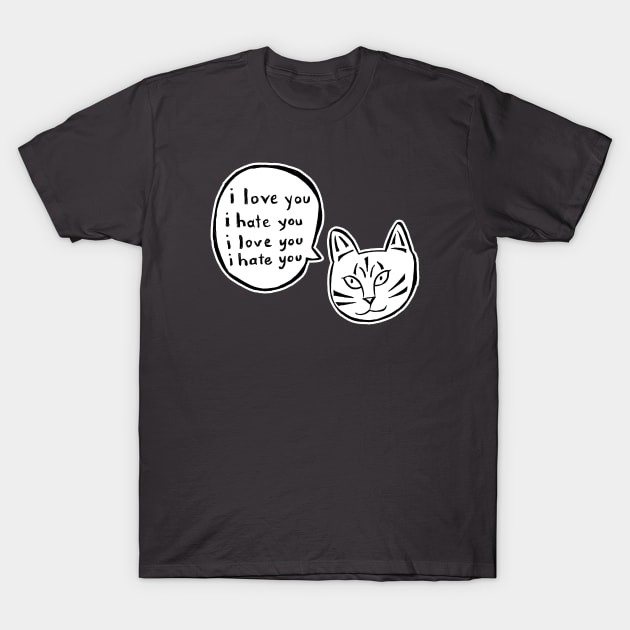Crazy CAT T-Shirt by CrazilykukuDesigns